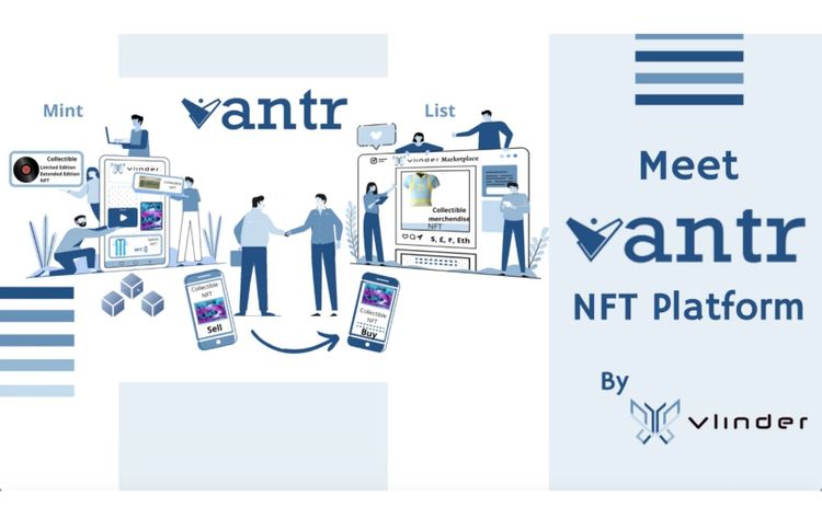 Vlinder launches Vantr - NFT platform.